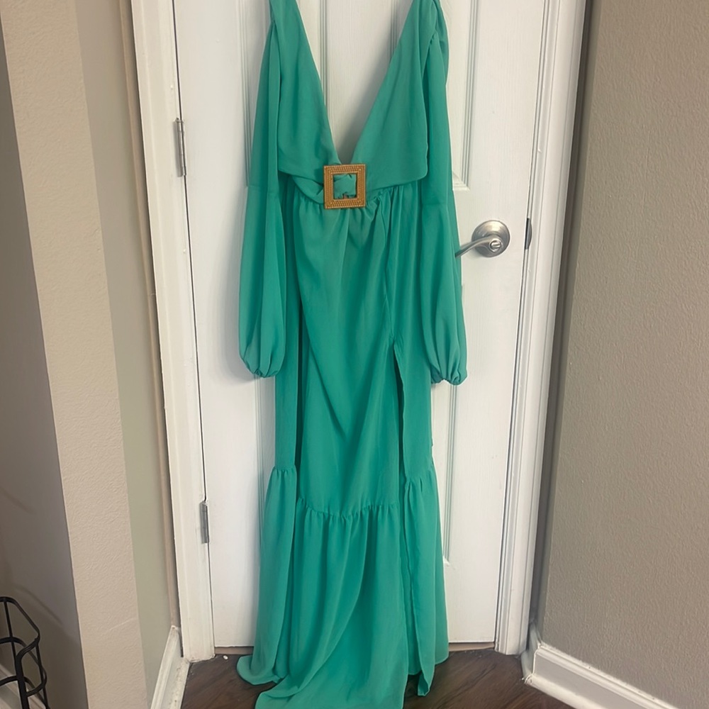 Lilyful green maxi dress